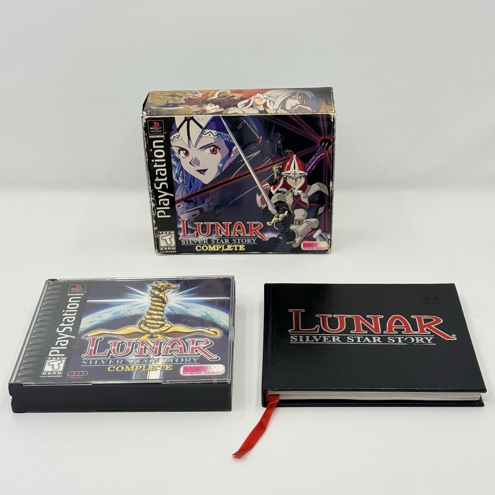 Lunar Silver Star Story PS1 Complete CIB Tested Sony PlayStation